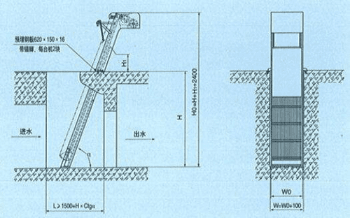 内进流格栅原理图